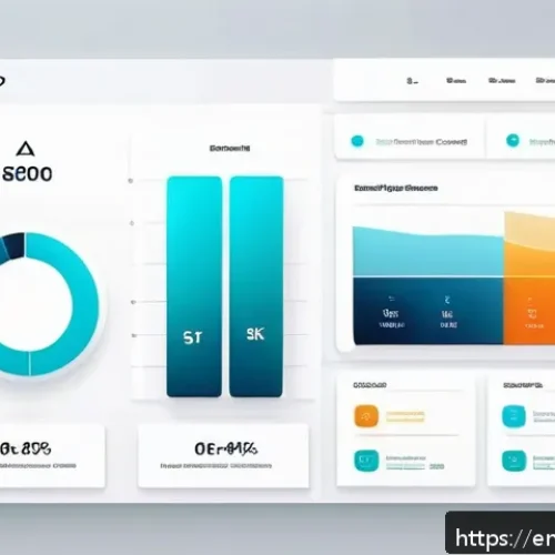 생태적 인터페이스와 인간 중심 디자인 - A sleek modern user interface dashboard showcasing intuitive design principles: clear visual hierarc...