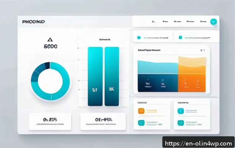 생태적 인터페이스와 인간 중심 디자인 - A sleek modern user interface dashboard showcasing intuitive design principles: clear visual hierarc...